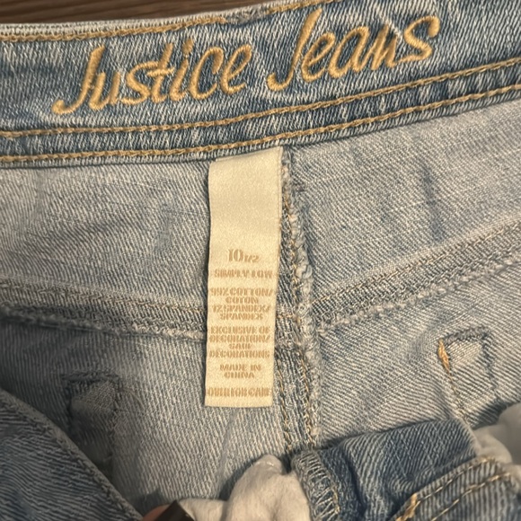 “Justice Jeans” Low rise shorts - Picture 4 of 4